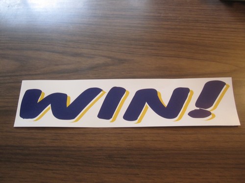 Lsu tigers win bar decal - lsu, /