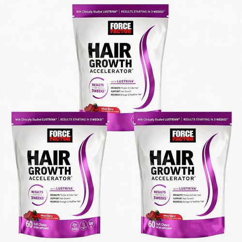 Packs force factor hair - 3,