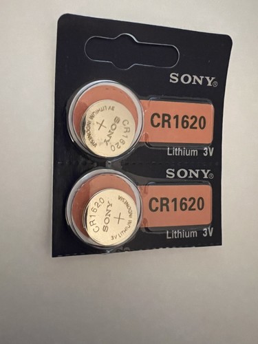 2pc sony cr1620 - 3v, lithium